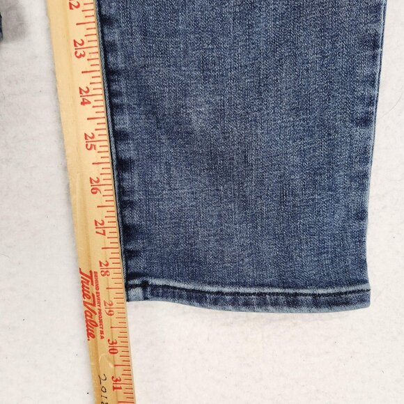 NYDJ Jeans Womens 4 Blue Sheri Slim Medium Wash Mid Rise Lift Tuck Stretch Denim - Picture 5 of 12